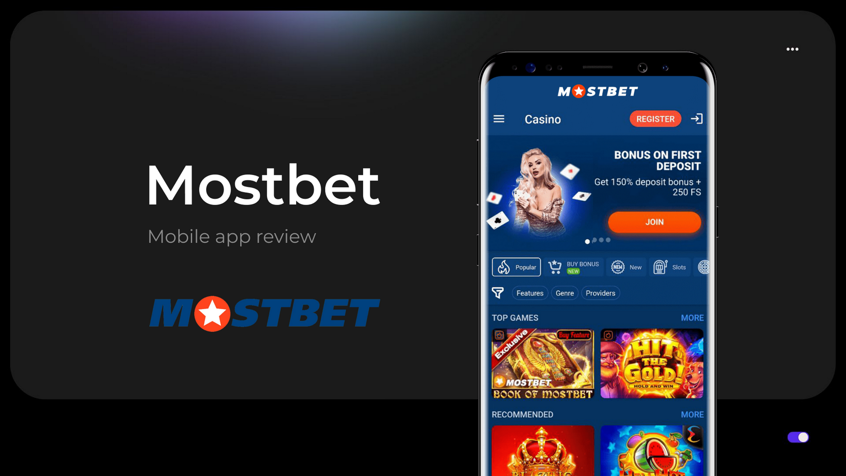 Oferta bonusowa Mostbet Gambling Enterprise, specjalne kody i ocena