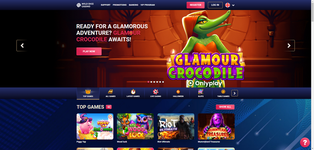 Découvrez les récompenses du casino en ligne Wild Dice